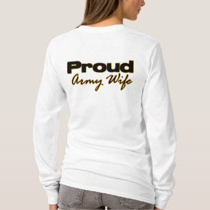 Proud Army Wife Hoodie T-shirt