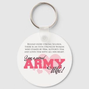 Proud Army Wife Sleutelhanger