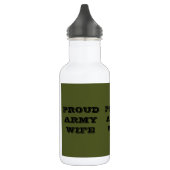Proud Army Wife Waterfles (Links)