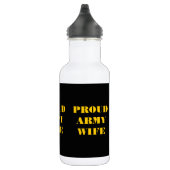 Proud Army Wife Waterfles (Rechts)