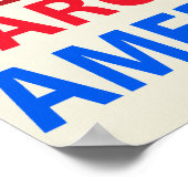 Proud Aruban American Poster (Hoek)