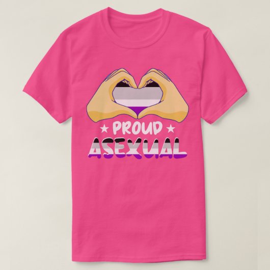Proud Asexual T-shirt (Design voorkant)