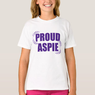 Proud Aspie Paarse Aspergersyndroom Kinder T-shirt