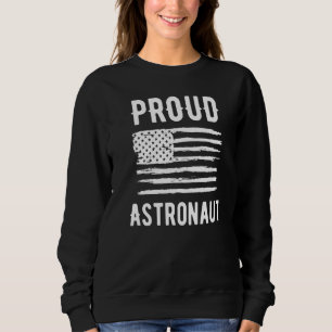 Proud Astronaut Profession American Flag Trui
