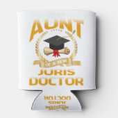 Proud Aunt Of A New Juris Doctor Blikjeskoeler (Achterkant)