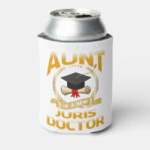 Proud Aunt Of A New Juris Doctor Blikjeskoeler (Blikje Achterkant)