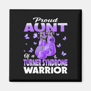 Proud Aunt van een Turner Syndrome Warrior Awarene Magneet