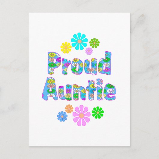 Proud Auntie Briefkaart (Voorkant)