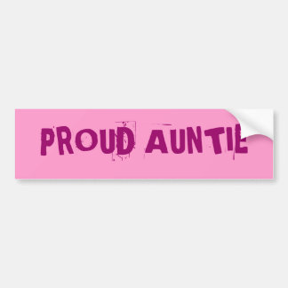 Proud Auntie Bumpersticker