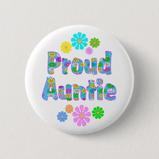 Proud Auntie Ronde Button 5,7 Cm