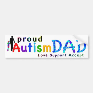 Proud Autism Dad Bumpersticker