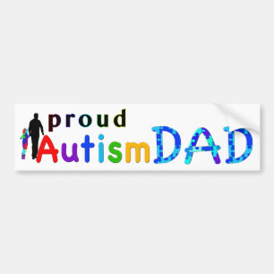 Proud Autism Dad Bumpersticker