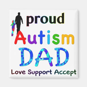 Proud Autism Dad Magneet