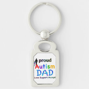 Proud Autism Dad Sleutelhanger