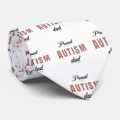Proud autism dad stropdas (Opgerold)