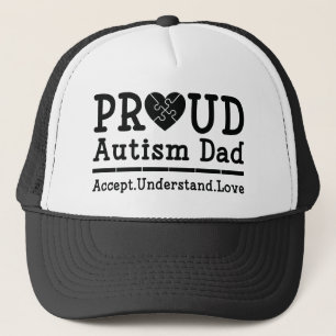 Proud Autism Dad Trucker Pet