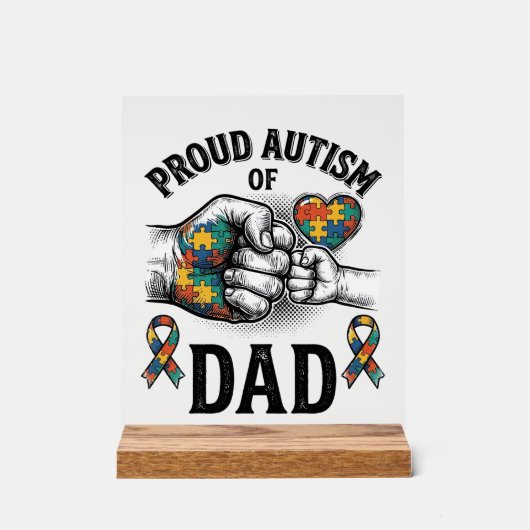 Proud Autism Dad Vintage Engraving Awareness Shirt (Recto)