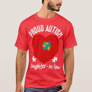 Proud Autism Daughterinlaw - gezinsuitrustingen T-shirt