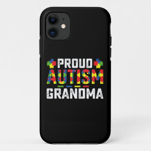Proud Autism Grandma Awareness Autistic Family iPhone 11 Hoesje