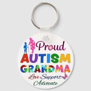 Proud Autism Grandma Sleutelhanger