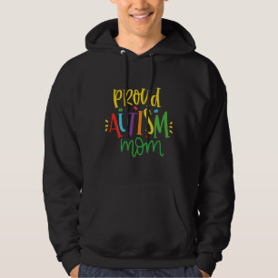 Proud Autism Mam Autism Day Idee Hoodie