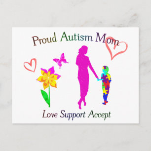Proud Autism mama Briefkaart