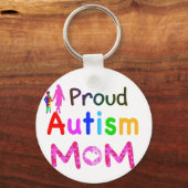 Proud Autism mama Sleutelhanger (Voorkant)