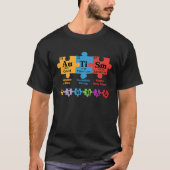 Proud Autism Mammaw Autism Awareness Matching Fami T-shirt (Voorkant)