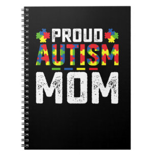 Proud Autism Mom Awareness Autistic Family Notitieboek