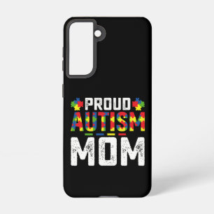 Proud Autism Mom Awareness Autistic Family Samsung Galaxy Hoesje