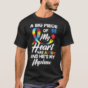 Proud Autism tante oom Autistic Nephew Autism Awa T-shirt