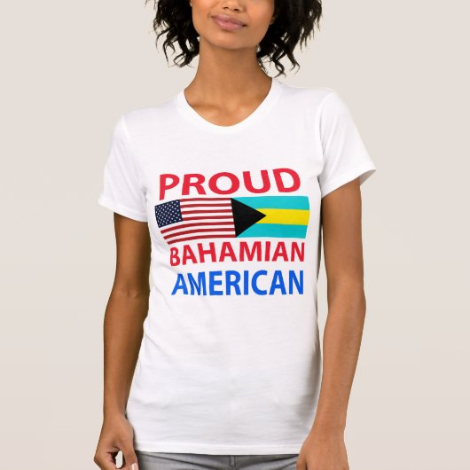 Proud Bahamian American T-shirt (Voorkant)
