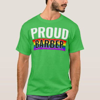 Proud Barber LGBT Gay Pride Month Lesbian Unisex T-shirt