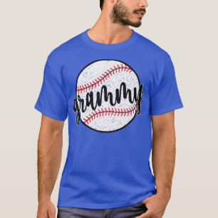 Proud Baseball Grammy oma van een honkbalspeler T-shirt