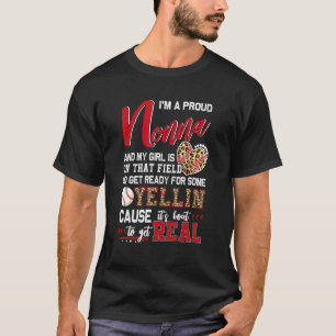 Proud Baseball Nonna Baseball Family Matching T-shirt