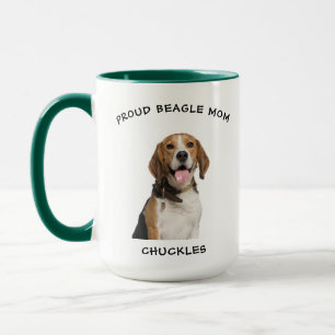 Proud Beagle mam Persoonlijke foto van Pet Dog Mok