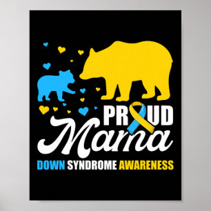 Proud Beer Mama Down Syndrome Awareness Poster
