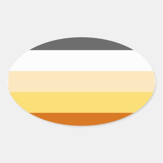 Proud Beer Ovale Sticker (Voorkant)