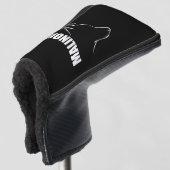 Proud Belgian Malinois profile dog TEE Shirt Golfheadcover (3/4 voorkant)