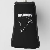 Proud Belgian Malinois profile dog TEE Shirt Golfheadcover (Draai 90)