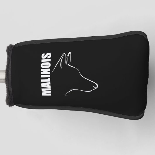 Proud Belgian Malinois profile dog TEE Shirt Golfheadcover (Voorkant)