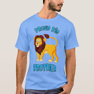 Proud Big Brother Lion Young Siblings T-shirt