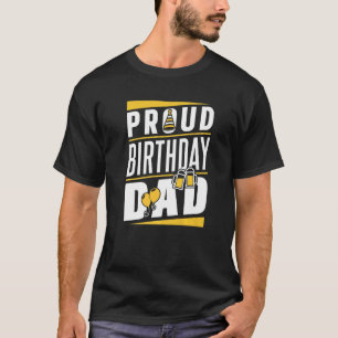 Proud Birthday Papa Papa vader Pappa Vader Pappa V T-shirt