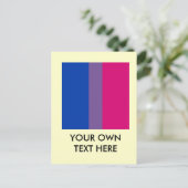 Proud Bisexual Briefkaart (Staand voorkant)