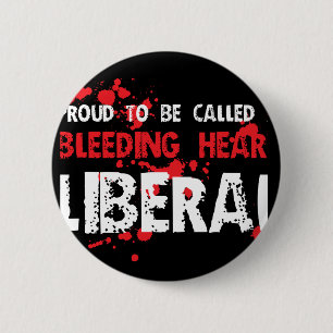 Proud Bleeding Heart Liberal Ronde Button 5,7 Cm