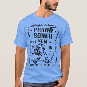 Proud Boer Ma Best Cute Puppy Hondenliefhebber Mot T-shirt