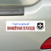 Proud Borinqueneer - Bumpersticker (Op auto)