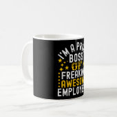 Proud Boss of Freaking Geweldige Employees Koffiemok (Voorkant links)