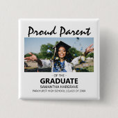 Proud-bovenliggende component van de Afstuderen |  Vierkante Button 5,1 Cm (Voorkant)