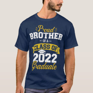 Proud broer van een klasse van 2022 afstuderen sen t-shirt